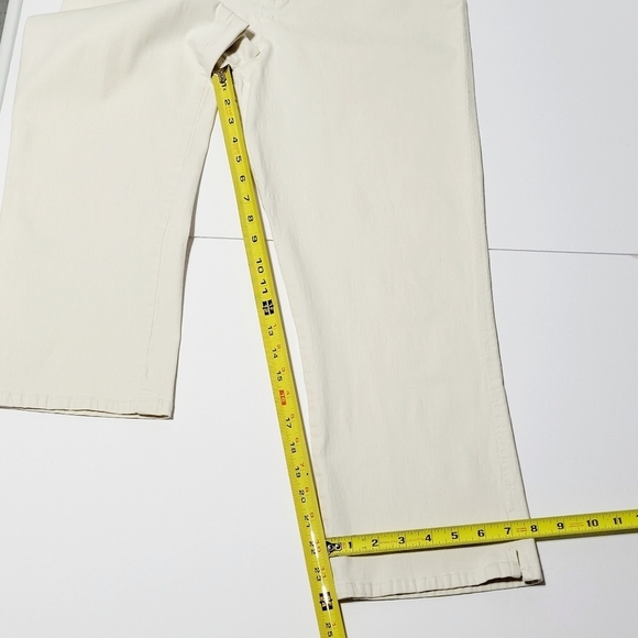 Telluride Clothing Co. Off White Stretch Above Ankle Capris Pedal Pusher (14) - Picture 10 of 10